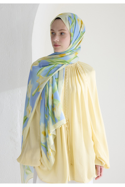 Fresh IRIS GARDEN FLOŞ VİSKON ŞAL TEREYAĞI