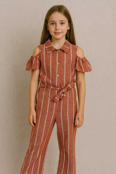 VİYOLİNA Linen Jumpsuit