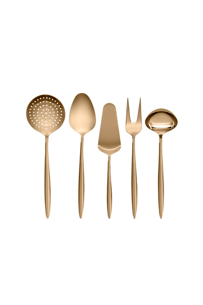 Hisar Mercury 5 Piece Service Set Titanium Bronze
