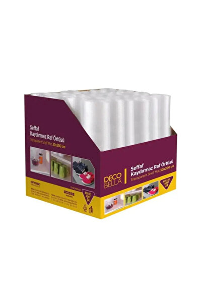 GenelTedarik Şeffaf Raf Örtüsü - 50x125 Cm