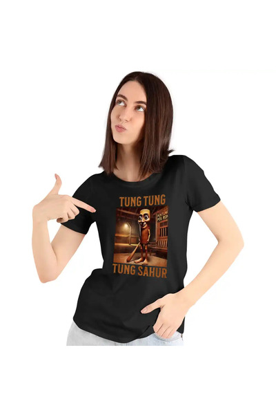 OEM Women's T-shirt Brainrot Tung Tung Tung Sahur