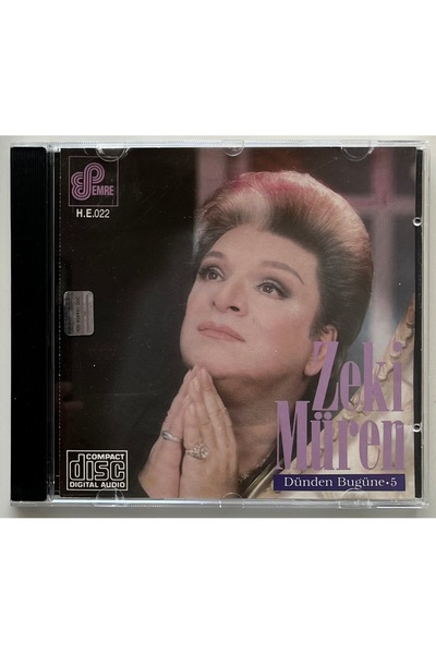 Emre Grafson Müzik Zeki Müren Dünden Bugüne 5 Cd (Orjnal Dönem Baskı Cd)