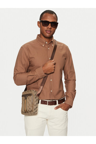 Guess Men's Pouch Beige HMMISTP5163