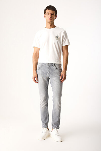 VENA Daniel Ice Gray Straight Fit Jean Trousers