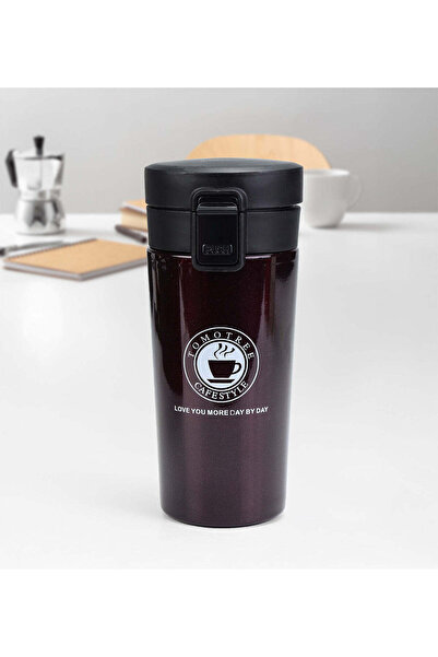 İkon store Coffee Steel Thermos with Lock