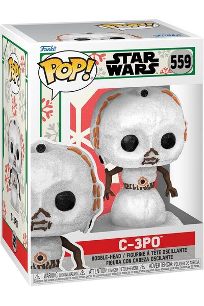 Funko Holiday - C-3PO (Snowman) Gift Idea - Official Merchandise - Toys for Kids & Adults