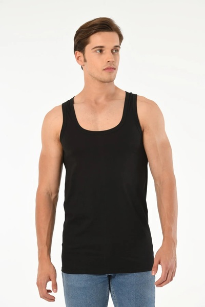 Mfö Life İç Giyim 5 Pieces Classic Strappy Modal Shoulder Loop Men's Undershirt 1St Quality Is Made of 100% Cotton Yarns.