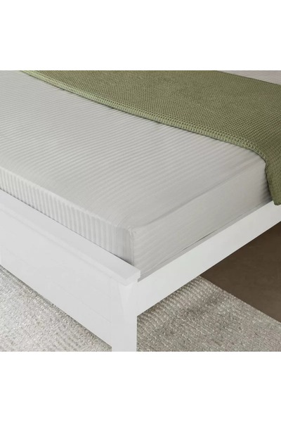 Home Box Hamilton Satin Striped Super King Fitted Sheet - 200x200+36 cm