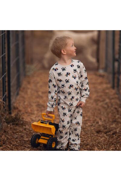Antebies Construction Team Long Sleeve Pajama Set