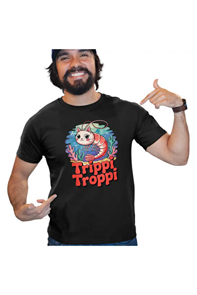 OEM Tricou Barbati Brainrot Meme Trippi Troppi