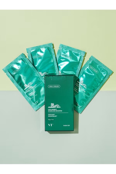 VT COSMETICS Cica Bubble Sparkling Booster 10g (4 Pieces) Mimiskin