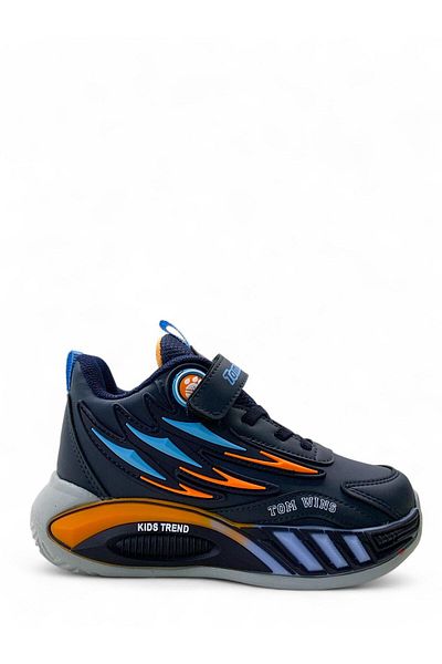 Tuğba Ortopedi 004 Orthopedic Boy's Navy Blue Comfortable Sneaker