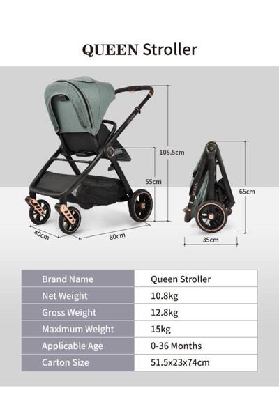 BABYDREAM Queen stroller-Green
