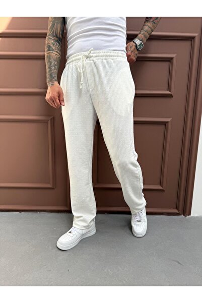 KağanKY Бели прилепнали панталони за тичане