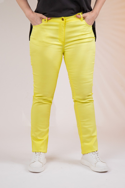 Roxxlen Plus Size Cotton Trousers