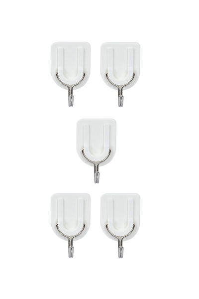 Bisbell 5Pcs 3MM Strong Wall Hanger Hanger Sticky Suction Cup Hook,Sticky Hoo...