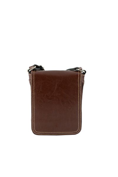 posete-serviete Leather Men's Small Shoulder Bag - Oliver