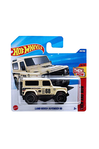 HOT WHEELS THEN AND NOW - Land Rover Defender 90 Diecast Model Araba (1:64 Öl...