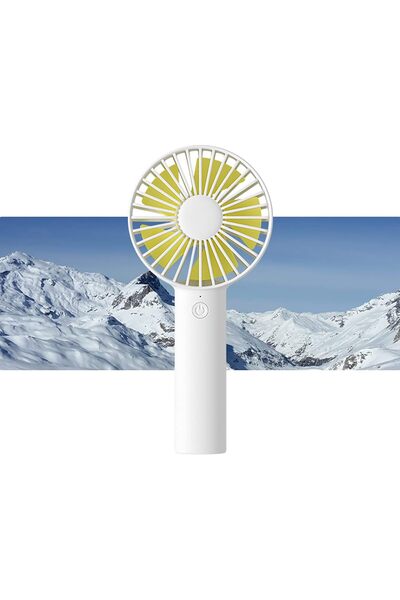 JISULIFE Handheld Fan, Portable Small Fan with 3 Speeds, USB Rechargeable Hand Fan, Personal Fan Bat