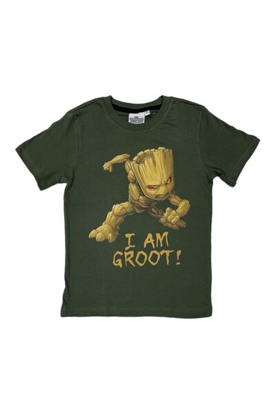 Marvel Kids T-shirt, 100% cotton, I Am Groot, green, Guardians of the Galaxy