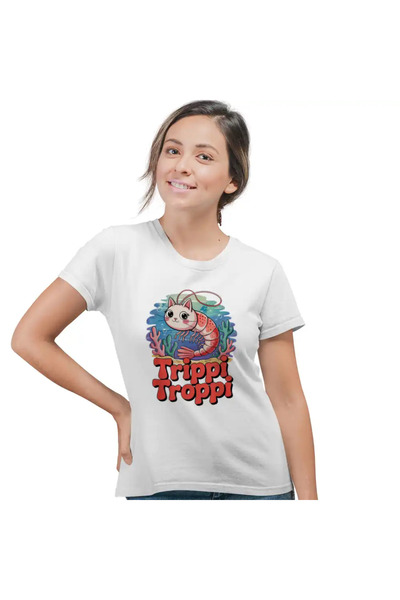 OEM Women's T-Shirt Brainrot Meme Trippi Troppi