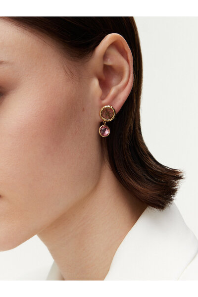 Guess Women's Earrings Pink, Gold JUBE05098JW