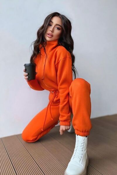 Fashiontayt 3 Thread Jumpsuit with Shardons and Pockets