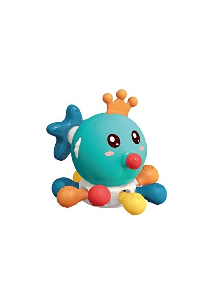 Toy Αισθητηριακό για μωρά, διαδραστικό μπλε χταπόδι, 0 - 36 μηνών