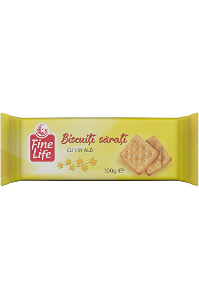 OEM Biscuiti Sarati cu Vin Alb Fine Life, 100 g