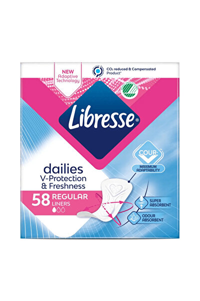 Libresse Normal daily pads, 58 pieces