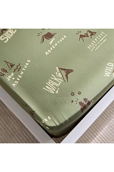 Home Box Joy Adventurer Camp Single Microfibre Fitted Sheet - 90x200+25 cm