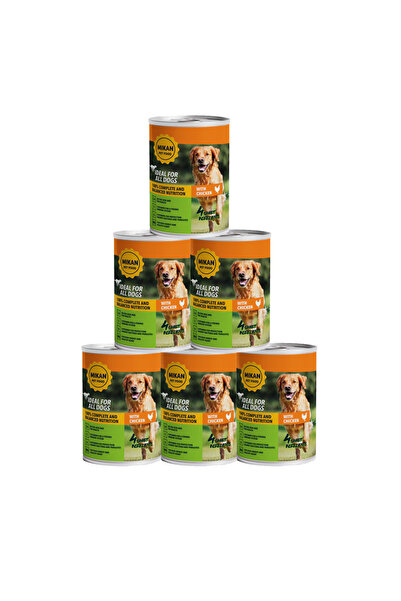 Mikan Hrană umedă pentru câini cu pui 6*415g