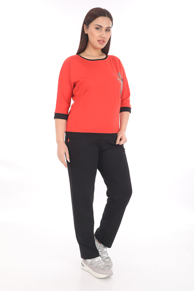 EXİTLİNE Women's Seasonal Orange Orange Color Special Stone Set