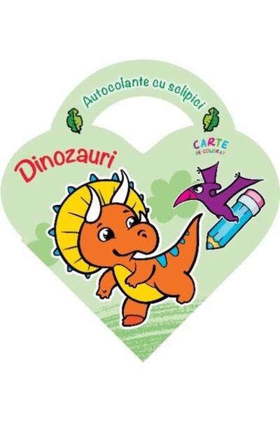 Editura Prut International Autocolante cu sclipici. Dinozauri