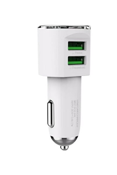 Generic Car Multipin Mobile Charger for Cars (White)