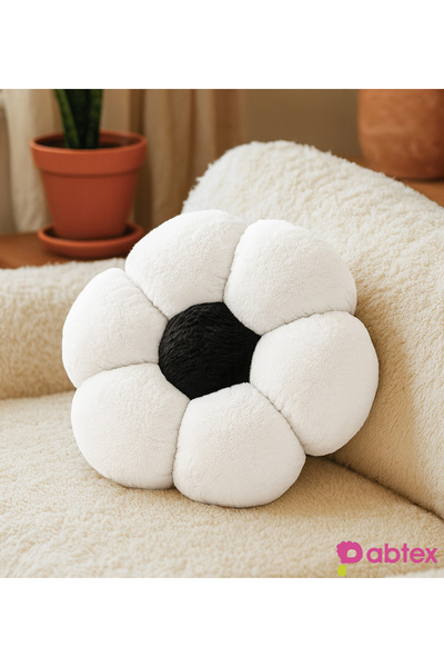 Pabtex Soft Fan Plush Pillow – Special Design in Flower Shape