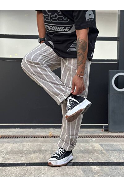 CLK PREMİUM Rahat Kalıp Keten Pantolon