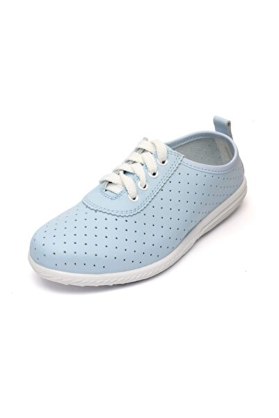 Tellus Tellus 72-05 leather sports shoes, Blue - 41