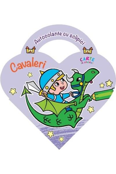 Editura Prut International Autocolante cu sclipici. Cavaleri