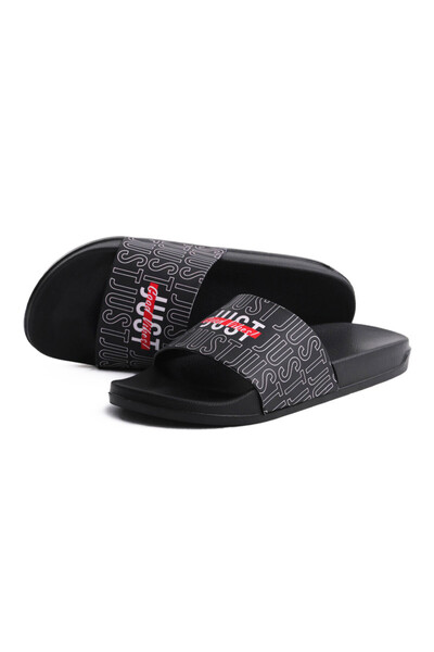 Onda Just Comfortable, Light Weight & Stylish Slide Slipper for Men - Black