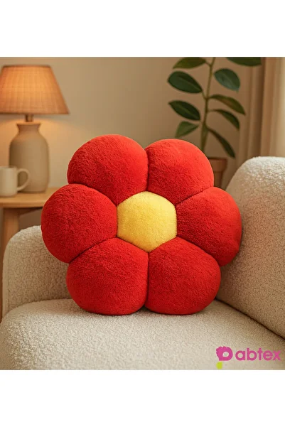 Pabtex Soft Fan Plush Pillow – Special Design in Flower Shape