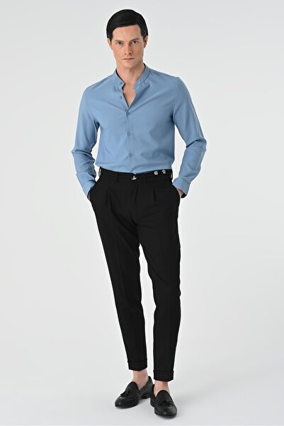 Antioch İndigo Regular Fit Hakim Yaka Erkek Gömlek