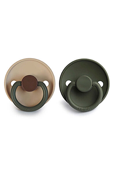 Frigg Size 2 Colour Block Classic Latex 2 Pack Acorn/Olive