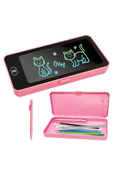 Shopura Digital Pen Drawing Writing Board and Pen Holder Graphic Note Training Tablet Lcd Pen Case