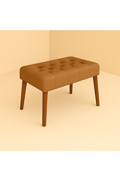 Kahraman Mobilya Aksesuarları Karmen Bench Puf - Kiremit