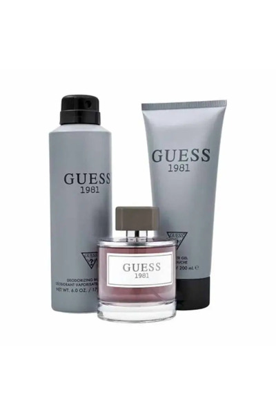 Guess 1981 For Men Set Edt 100ml + Sg 200ml + Body Spray 226ml