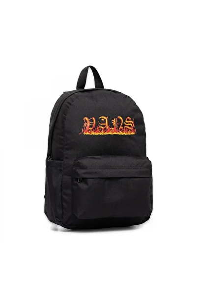 Vans Vn000H56 Old Skool Grom Backpack Black-Red Unisex Sports Bag