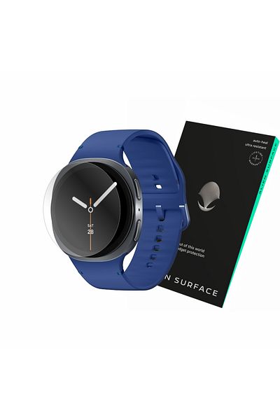 Alien Surface Screen protector 1+2 spares for Samsung Galaxy Watch 8 44mm, Alien Surface