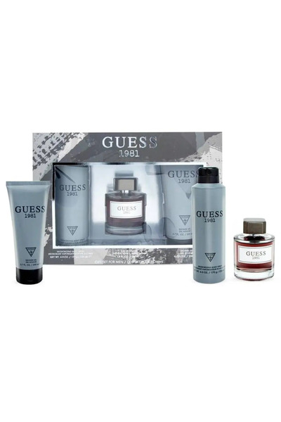 Guess 1981 For Men Set Edt 100ml + Sg 200ml + Body Spray 226ml