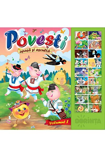 Editura Dorinta Carte cu sunete. Povesti, volumul 1